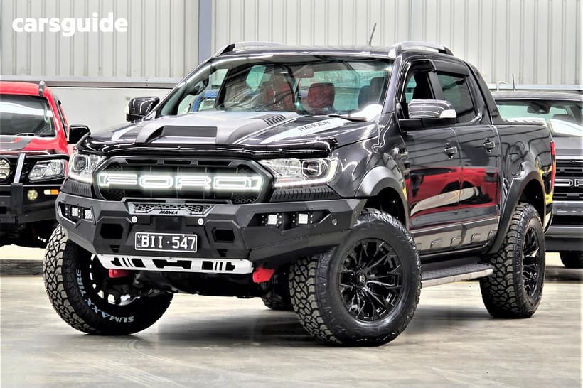 Grey 2020 Ford Ranger Double Cab Pick Up Wildtrak 2.0 (4X4)