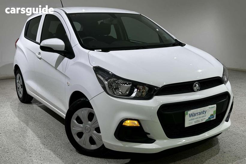 White 2017 Holden Spark Hatchback Ls
