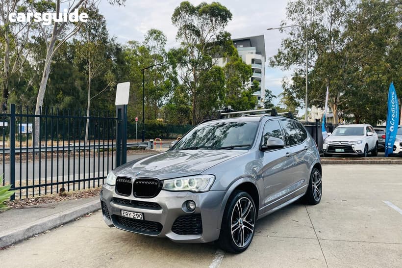 Grey 2016 BMW X3 Wagon Xdrive 20D