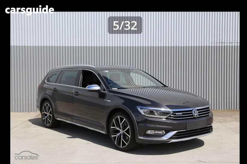 Grey 2018 Volkswagen Passat Wagon Alltrack Wolfsburg Edt