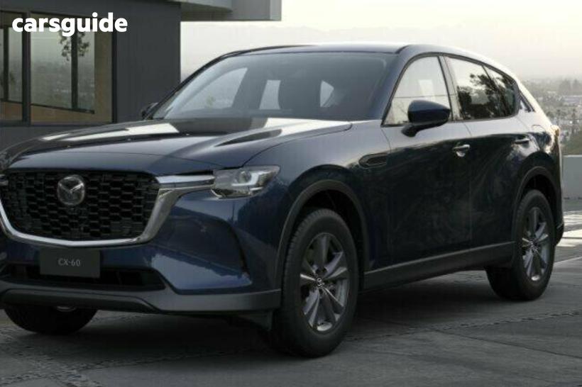 Blue 2025 Mazda CX-60 Wagon G25 Evolve