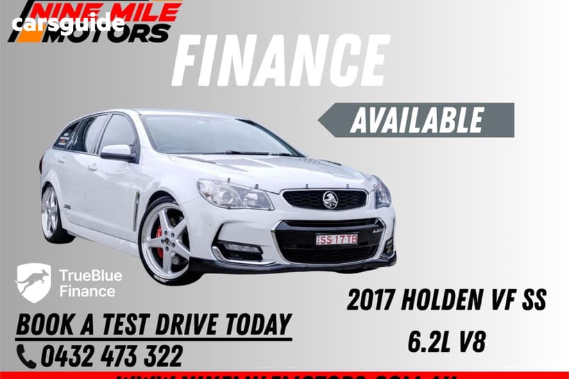 White 2017 Holden Commodore Sportswagon Ss
