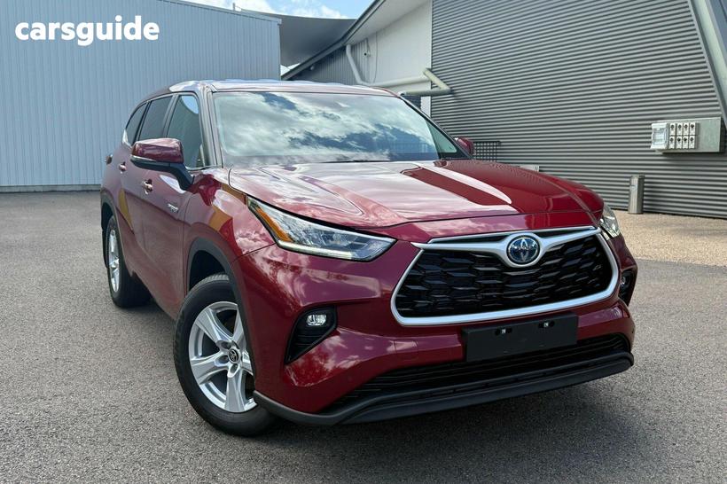 Red 2024 Toyota Kluger Wagon Gx Hybrid Awd
