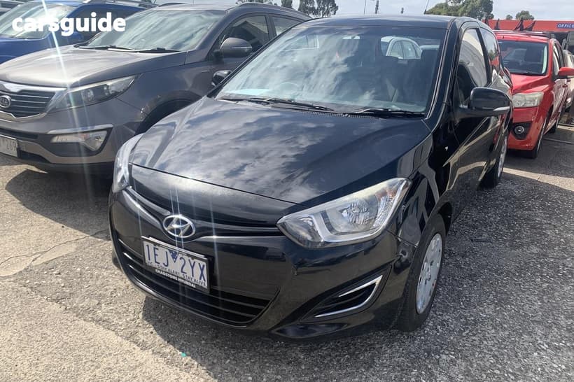 Black 2015 Hyundai I20 Hatch ACTIVE