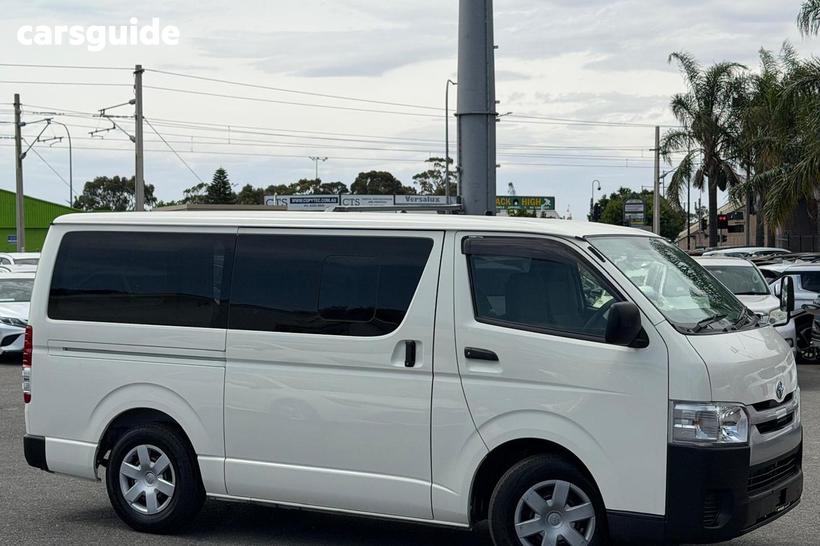 White 2019 Toyota HiAce Commercial DX