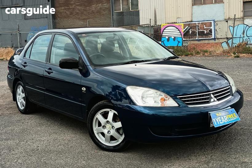 Blue 2007 Mitsubishi Lancer Sedan Es