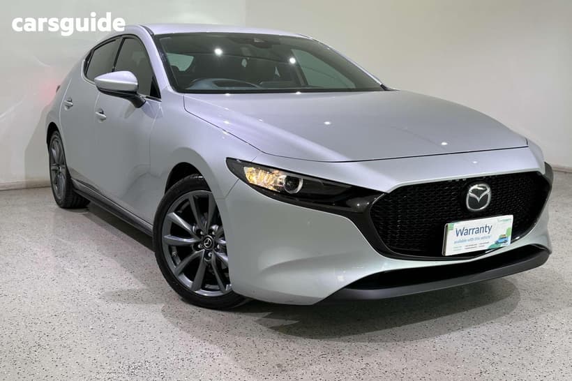 Silver 2022 Mazda 3 Hatchback G20 Touring
