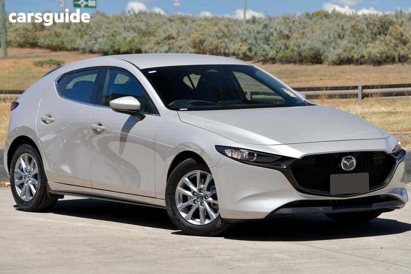 Beige 2025 Mazda 3 Hatchback G20 Pure