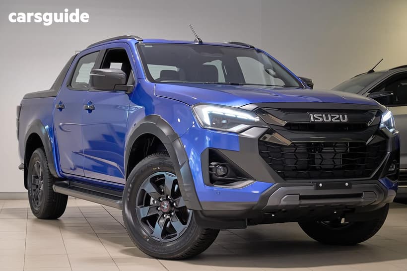 Blue 2025 Isuzu D-MAX Crew Cab Utility X-Terrain (4X4)