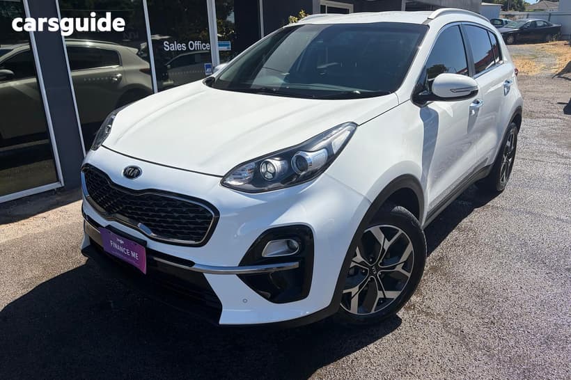 White 2020 Kia Sportage Wagon Sx+ (Fwd)