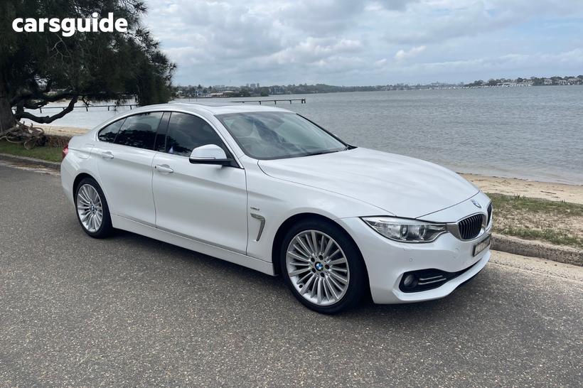 White 2015 BMW 420D Coupe Gran Coupe Luxury Line