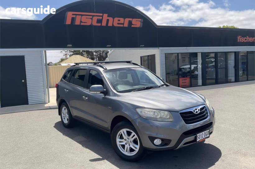Grey 2011 Hyundai Santa FE Wagon Elite Crdi (4X4)