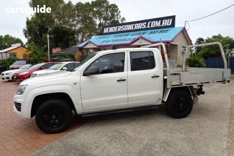 White 2017 Volkswagen Amarok Dual Cab Chassis Tdi420 Core Edition (4X4)