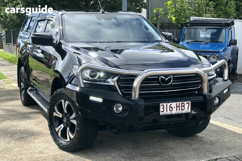 Black 2022 Mazda BT-50 Dual Cab Pick-up Xtr (4X4)