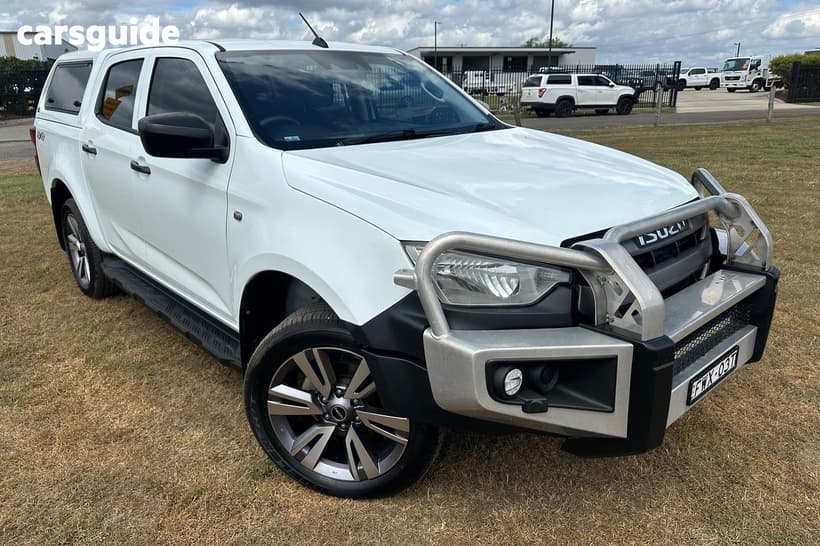White 2020 Isuzu D-MAX Crew Cab Utility Sx (4X4)