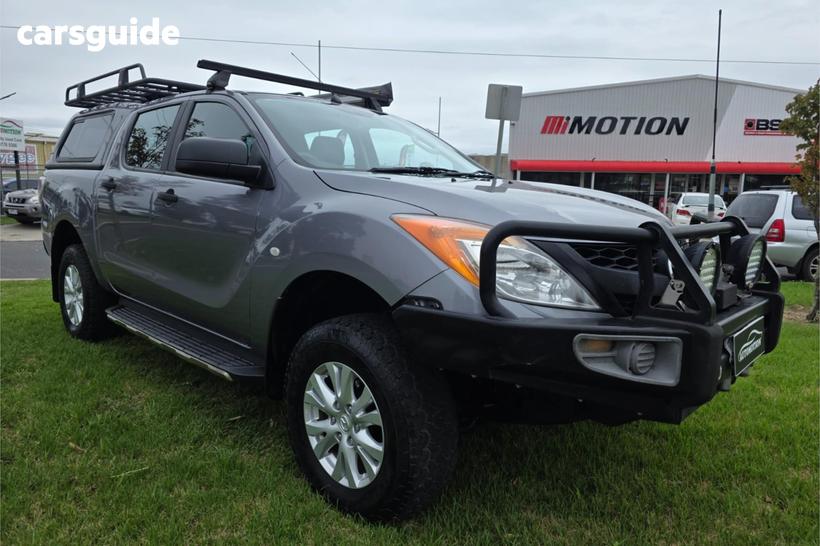 Grey 2014 Mazda BT-50 Dual Cab Utility Xt (4X4)