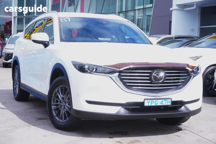 White 2021 Mazda CX-8 Wagon Sport (Fwd)