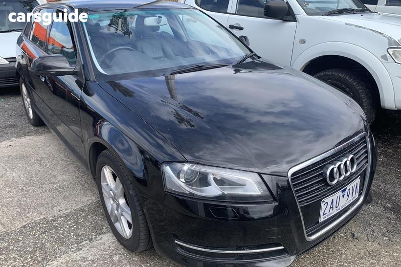 Black 2012 Audi A3 Hatchback Sportback 1.4 Tfsi Attraction