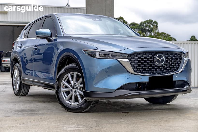 Blue 2022 Mazda CX-5 Wagon Touring (Awd)