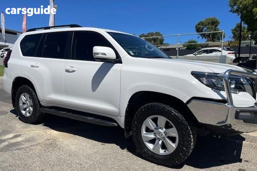 White 2021 Toyota Landcruiser Prado Wagon Gxl