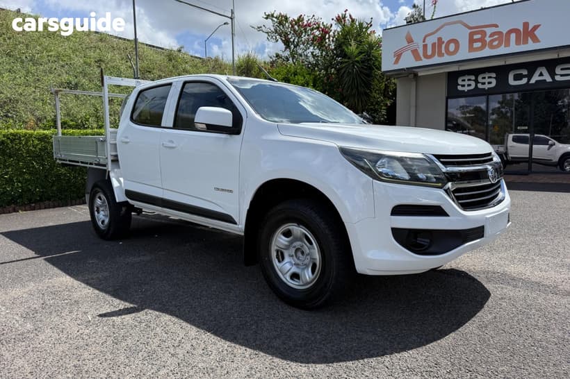 White 2018 Holden Colorado Crew Cab Chassis Ls (4X2)