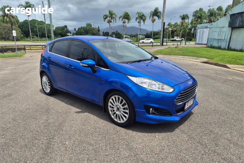 Blue 2017 Ford Fiesta Hatchback Sport
