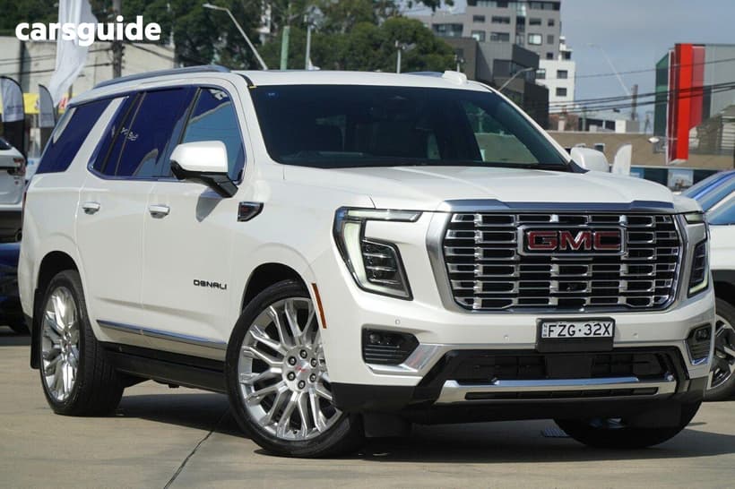 White 2025 Gmc Yukon Wagon Denali