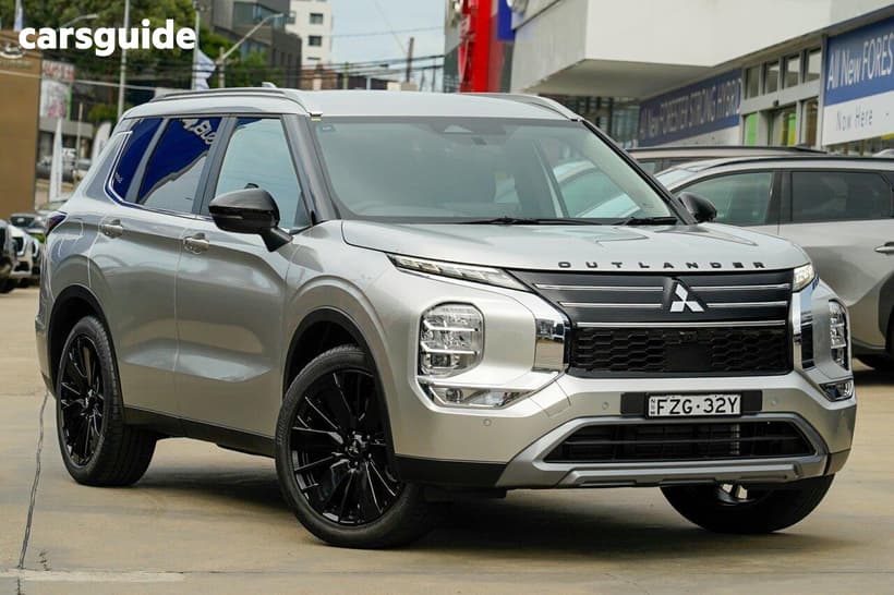 Silver 2025 Mitsubishi Outlander Wagon Aspire 7 Seat (2Wd)