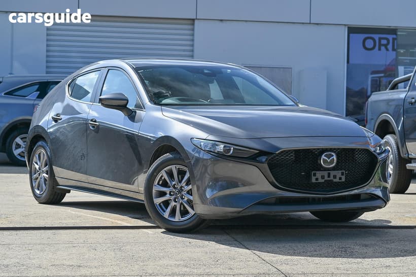 Grey 2020 Mazda 3 Hatchback G20 Pure