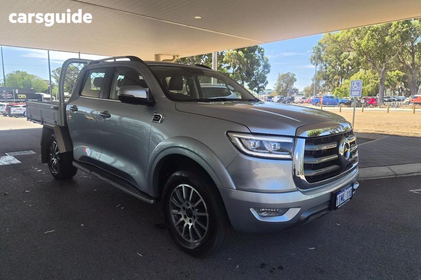 Silver 2024 GWM UTE Dual Cab Chassis Tray Cannon (4X4)