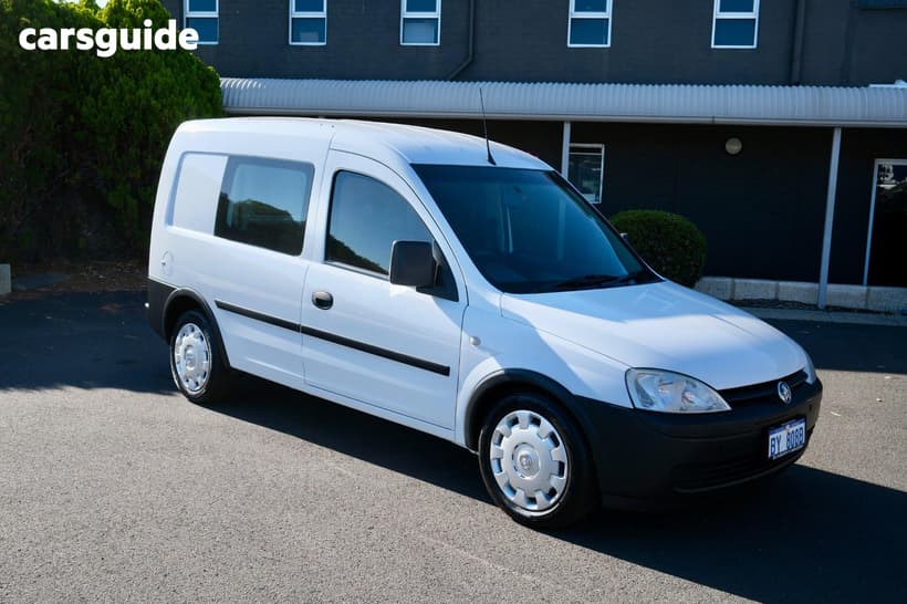White 2012 Holden Combo Van