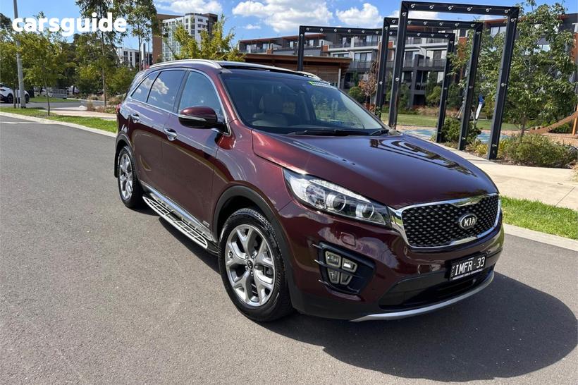 Red 2015 Kia Sorento Wagon Platinum (4X4)