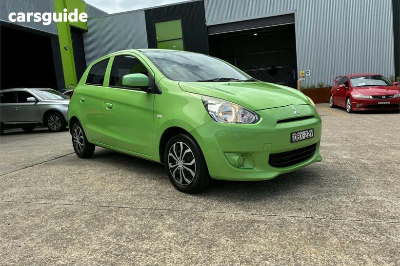 Green 2015 Mitsubishi Mirage Hatchback Es
