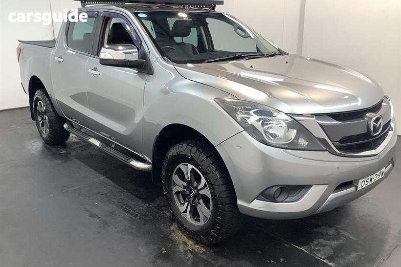 Grey 2017 Mazda BT-50 Dual Cab Utility Gt (4X4)