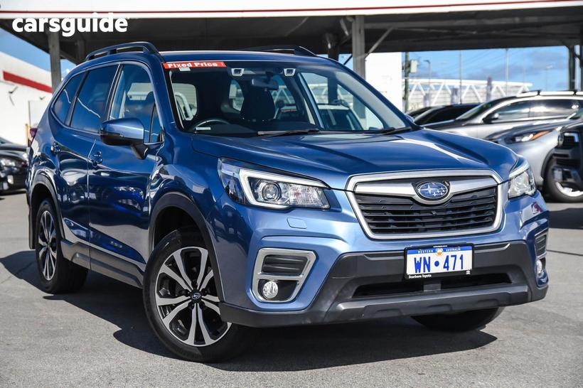 Blue 2020 Subaru Forester Wagon 2.5I Premium (Awd)