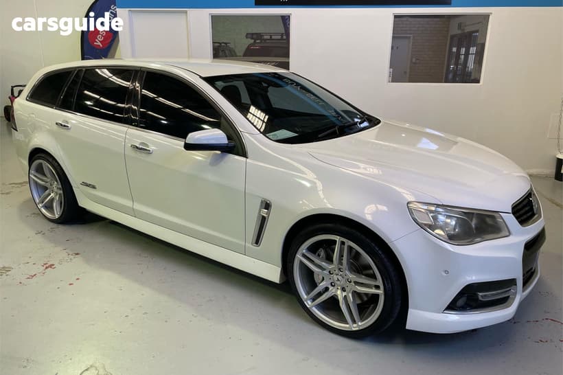 White 2014 Holden Commodore Sportswagon Ss-V Redline