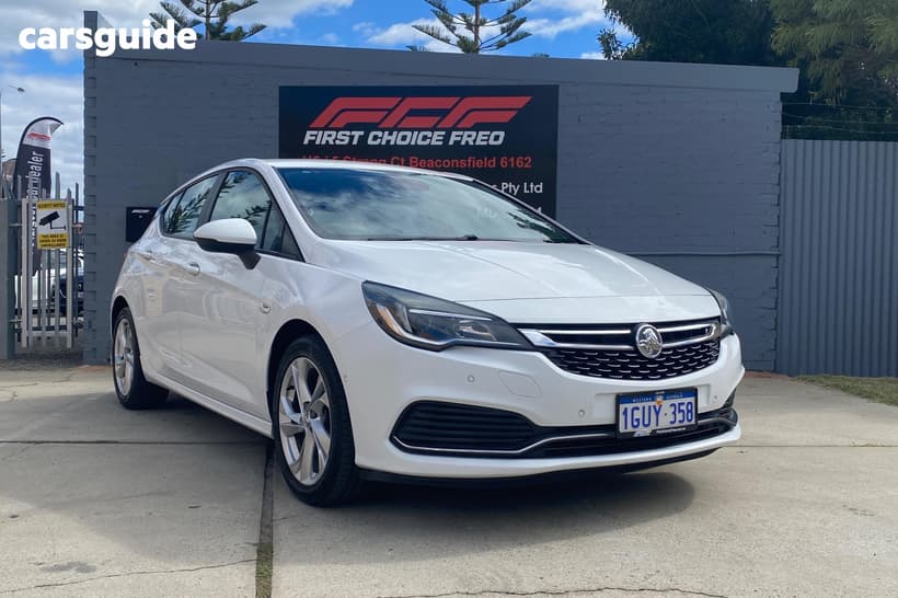 White 2017 Holden Astra Hatchback Rs