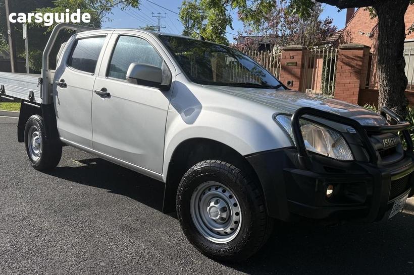 Silver 2013 Isuzu D-MAX Cab Chassis Sx (4X4)