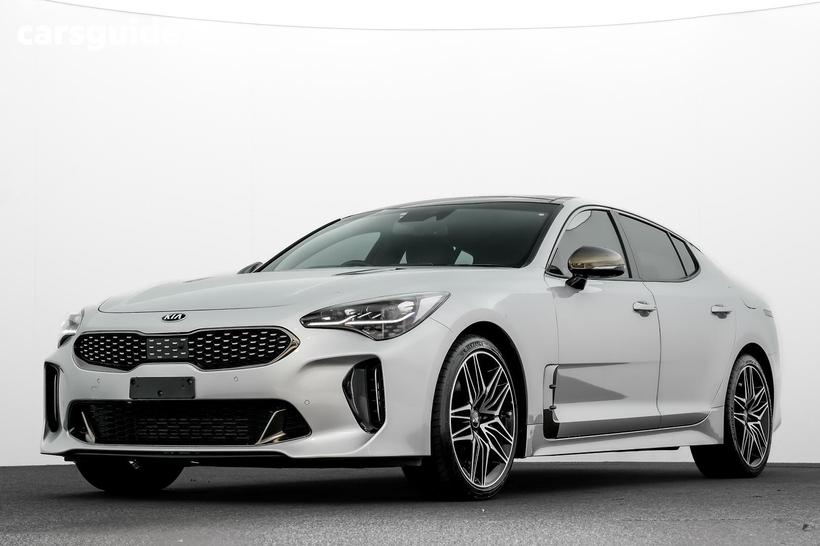 Silver 2019 Kia Stinger Sedan Gt (Black Leather)