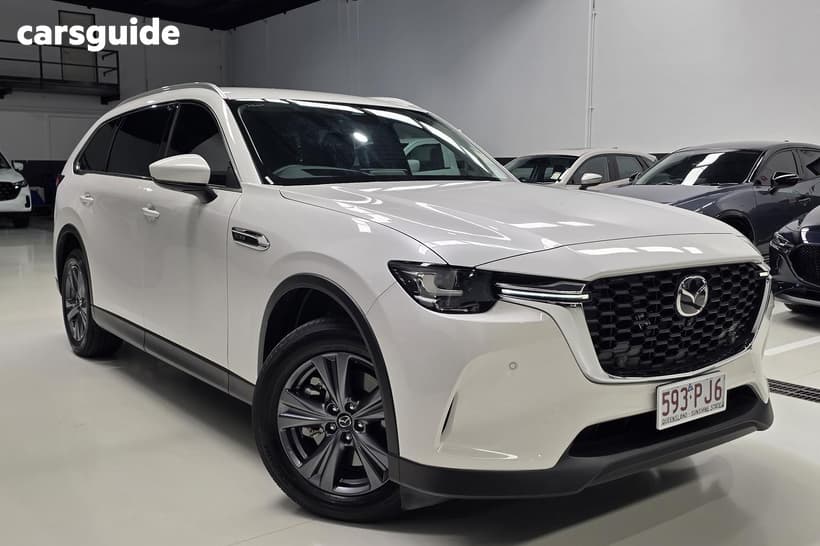 White 2024 Mazda CX-80 Wagon D50E Touring