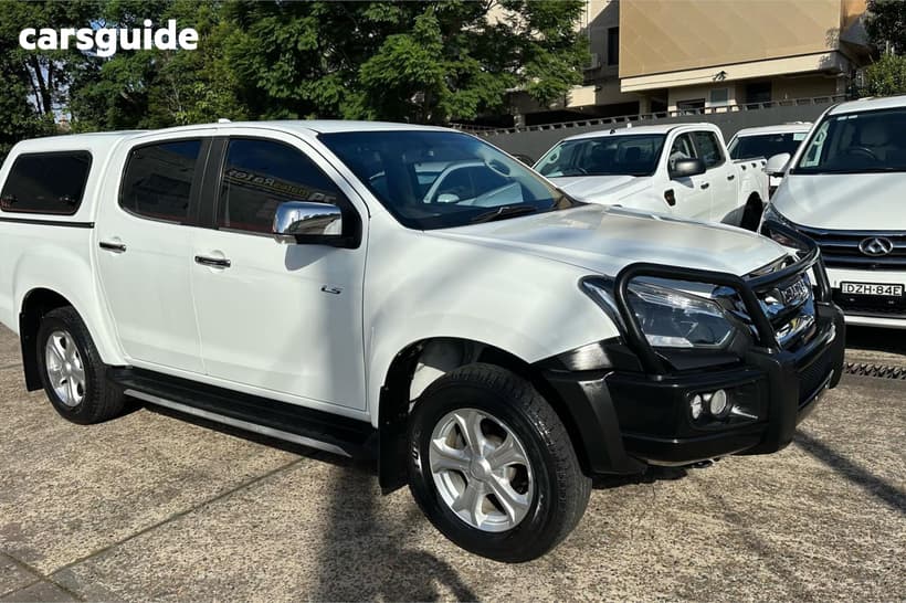 White 2020 Isuzu D-MAX Crew Cab Utility Ls-U Hi-Ride (4X2)