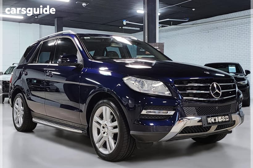 Blue 2013 Mercedes-Benz ML250 Wagon Cdi Bluetec (4X4)