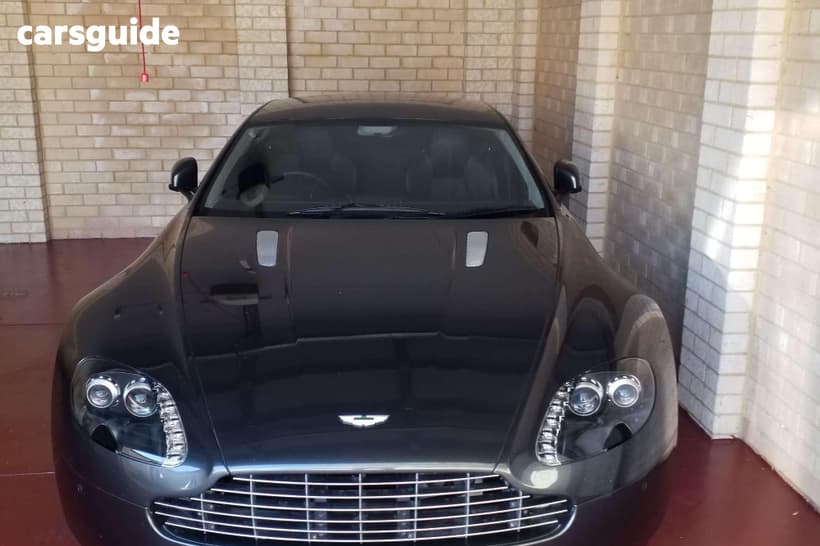 Silver 2010 Aston Martin V8 Coupe Vantage