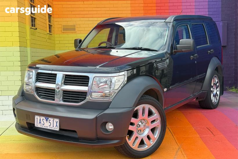 Black 2007 Dodge Nitro Wagon Sx