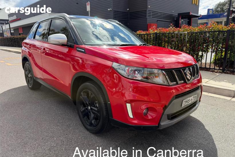 Red 2016 Suzuki Vitara Wagon S Turbo (Fwd)