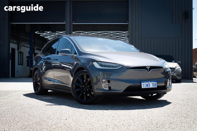 Grey 2017 Tesla Model X Wagon 100D