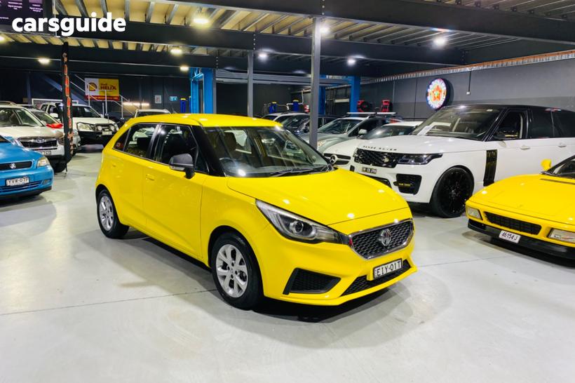 Yellow 2020 MG MG3 Hatchback Core
