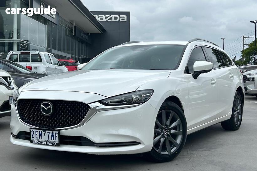 White 2021 Mazda 6 Wagon Sport