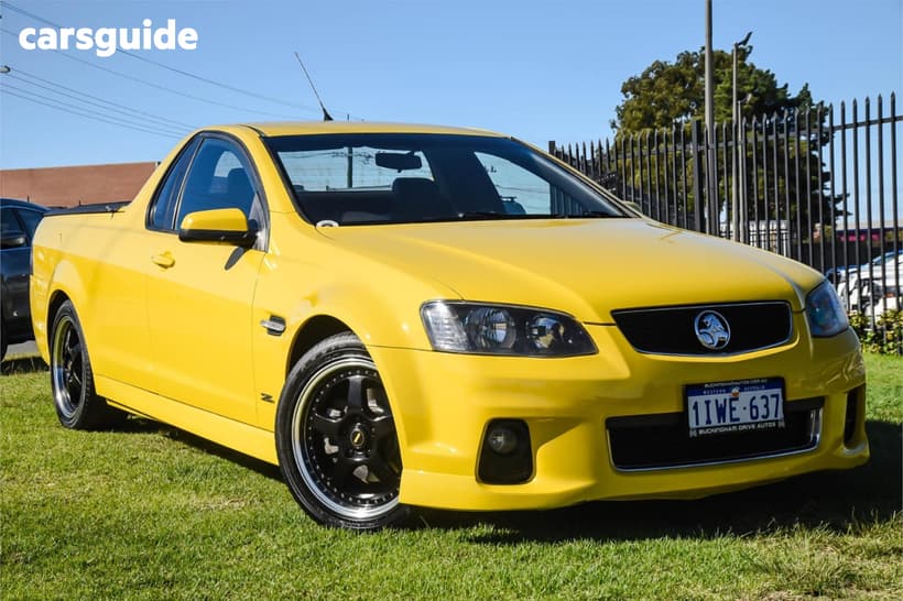 Yellow 2012 Holden UTE Ute Tray SV6 R