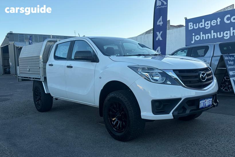 White 2019 Mazda BT-50 Dual Cab Chassis Xt (4X4) (5Yr)